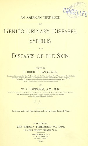 Cover for An American text-book of genito-urinary diseases, syphilis and diseases of the skin