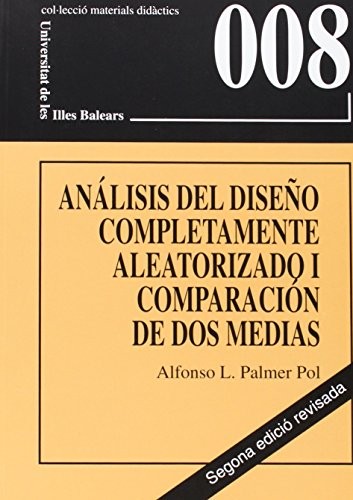 Cover for Análisis del diseño completamente aleatorizado I