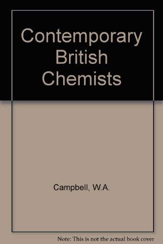 Cover for Contemporary British chemists