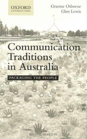 Cover for Communication Traditions in Australia