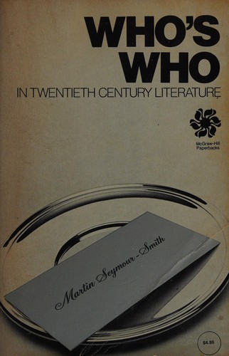 Cover for Who's who in twentieth-century literature
