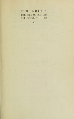 Cover for Per ardua