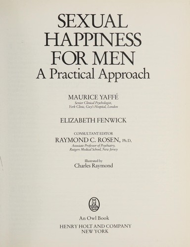 Cover for Sexual happiness for men