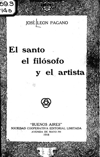 Cover for El santo, el filósofo y el artista