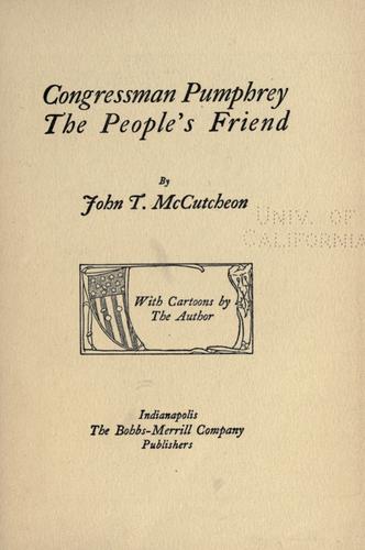 Cover for Congressman Pumphrey