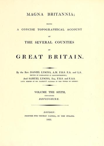 Cover for Magna Britannia