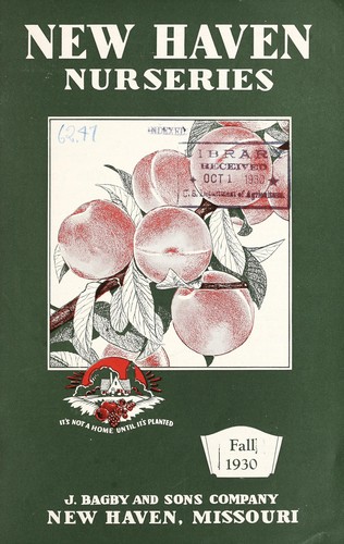 Cover for New Haven Nurseries