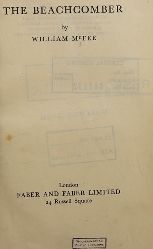 Cover for The Beachcomber