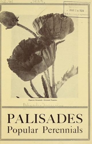 Cover for Palisades popular perennials