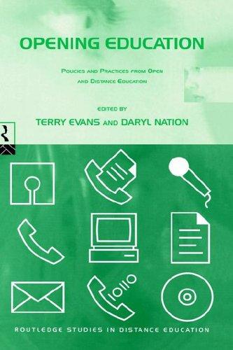 Cover for Opening Education
