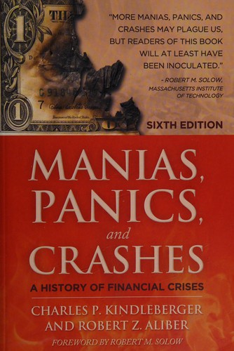 Cover for Manias, panics, and crashes
