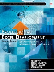 Cover for Professional Excel development