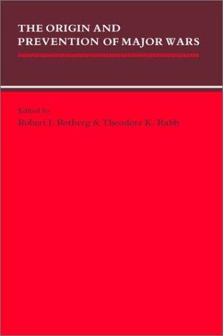 Cover for The Origin and prevention of major wars