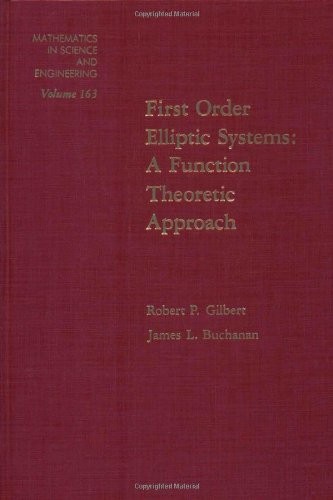 Cover for First order elliptic systems