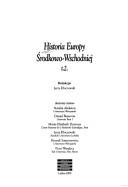 Cover for Historia Europy Środkowo-Wschodniej