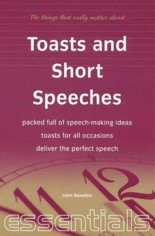 Cover for Toasts and Short Speeches