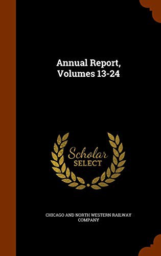 Cover for Annual Report, Volumes 13-24