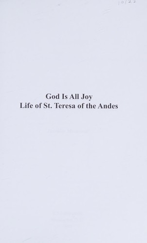 Cover for God Is All Joy