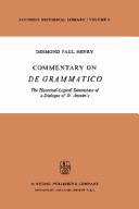 Cover for Commentary on De Grammatico.