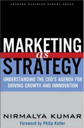 Cover for Marketing As Strategy