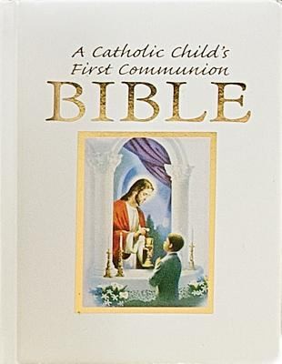 Cover for Catholic Childs Traditions First Communion Gift BibleNabBoy