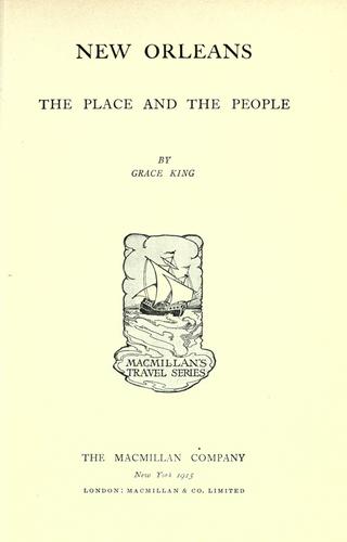 Cover for New Orleans