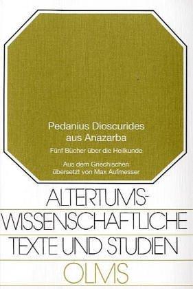 Cover for Pedanius Dioscurides Aus Anazarba