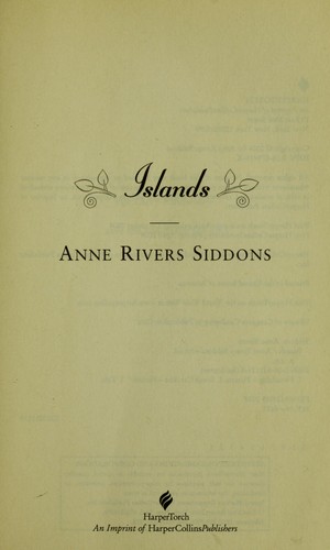 Cover for Islands