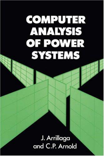 Cover for Computer analysis of power systems
