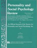 Cover for Theory Construction in Social Personality Psychology: Personal Experiences and Lessons Learned