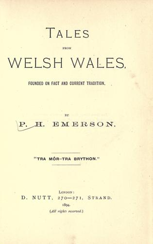 Cover for Tales from Welsh Wales