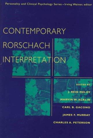Cover for Contemporary Rorschach interpretation