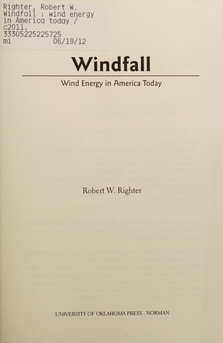 Cover for Windfall