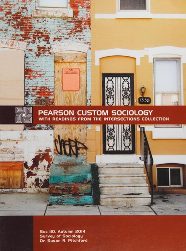 Cover for Pearson custom sociology