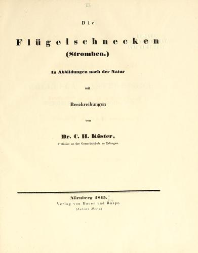 Cover for Systematisches Conchylien-cabinet