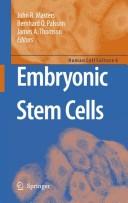 Cover for Embryonic stem cells