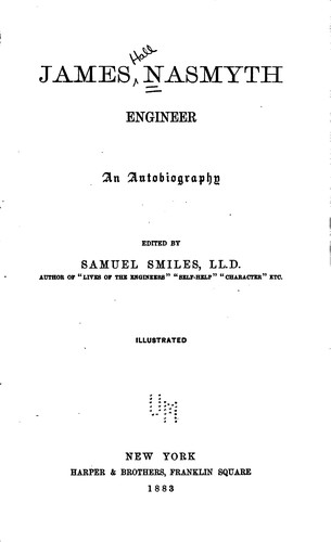 Cover for James Nasmyth, Engineer: An Autobiography