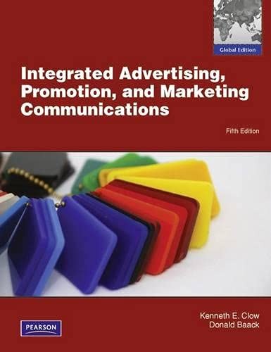 Cover for Integrated Advertising, Promotion and Marketing Communication