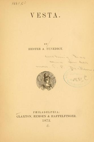 Cover for Vesta