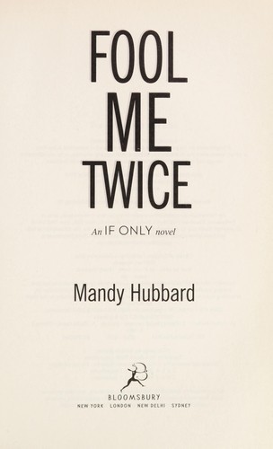 Cover for Fool me twice