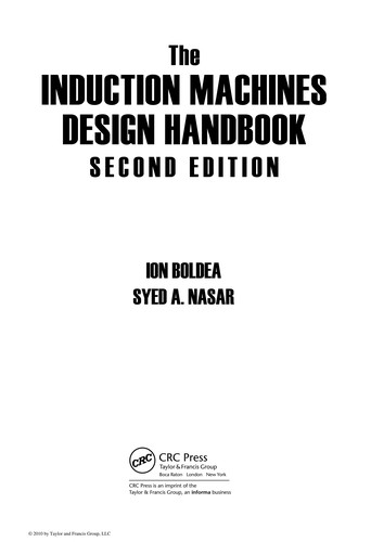 Cover for The induction machines design handbook