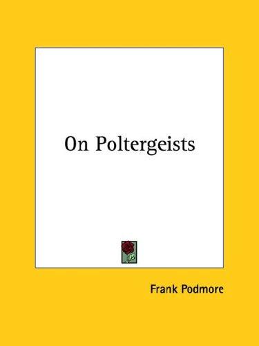 Cover for On Poltergeists