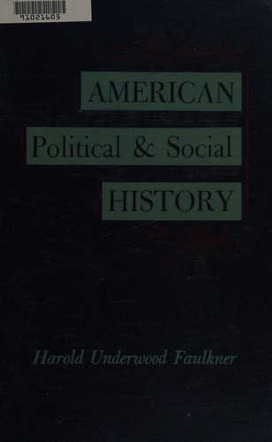 Cover for American political & social history.