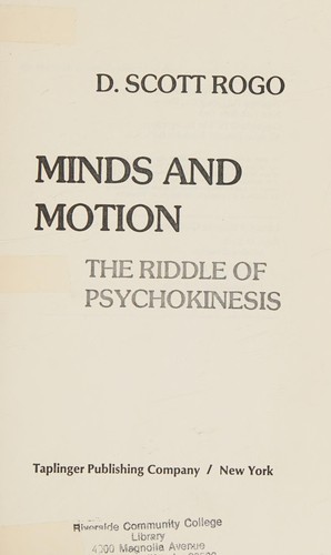 Cover for Minds and motion