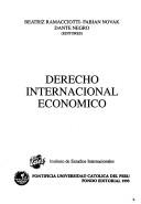Cover for Derecho internacional económico