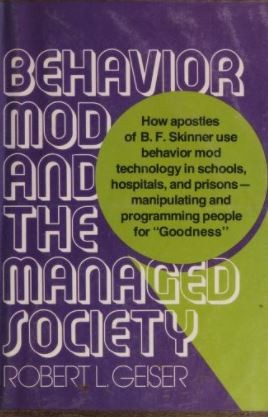Cover for Behavior mod and the managed society