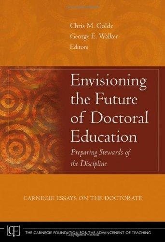 Cover for Envisioning the future of doctoral education