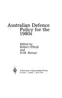 Cover for Australian defence policy for the 1980s