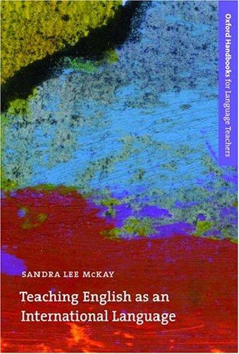 Cover for Teaching English as an International Language