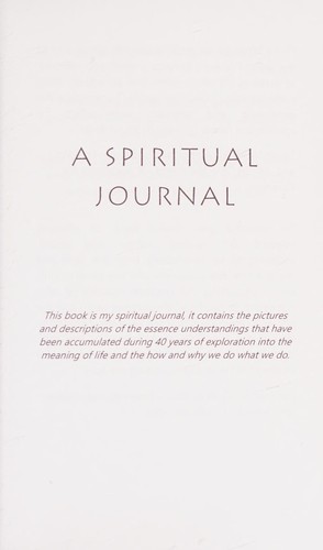 Cover for Spiritual Journal